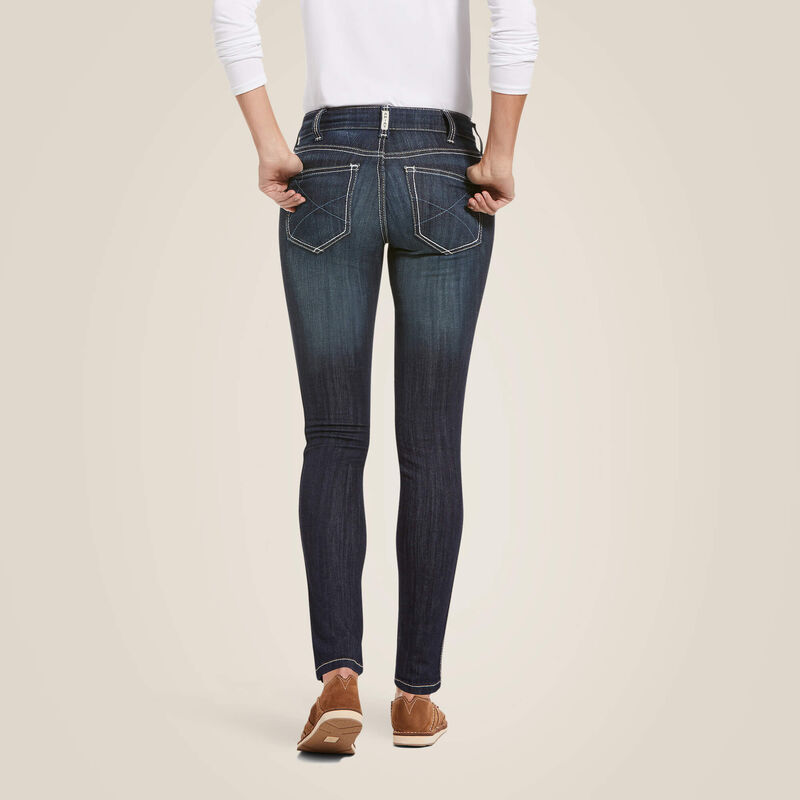 Jeans skinny Ella a vita media con lunghezza esterna