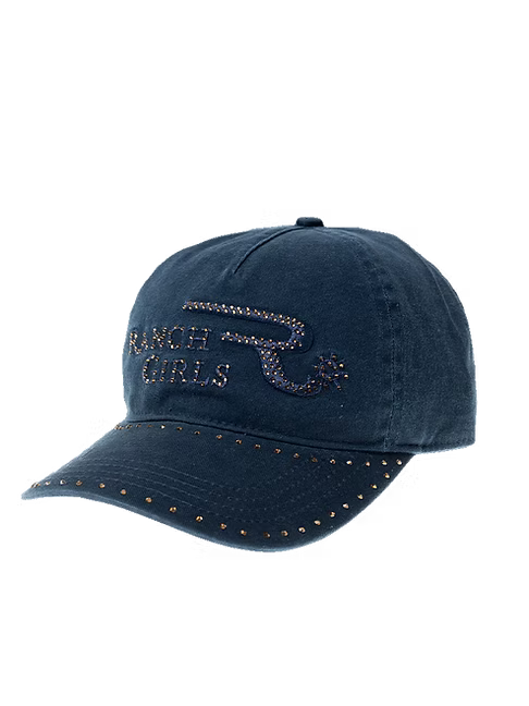 Cappellino Ranch Girls "LIZZ" sfumato, blu navy