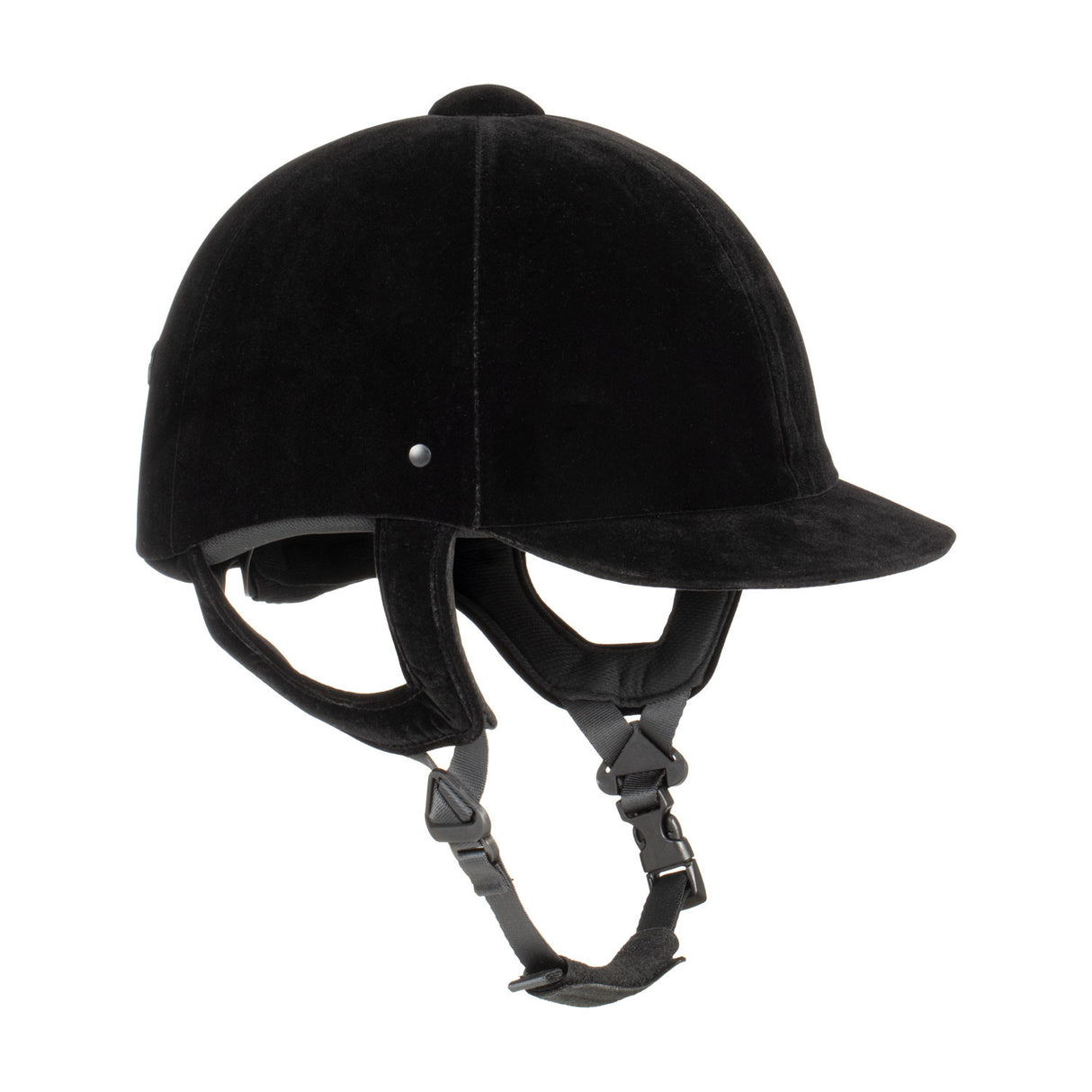Pro-Tech Cap Pro-Tech Velluto con Rotella – Casco da Equitazione Adulti