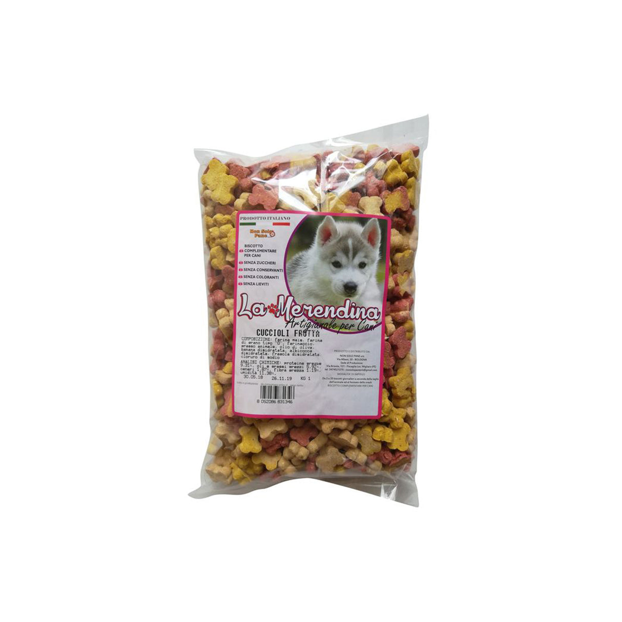 BISCOTTI "LA MERENDINA" CUCCIOLI FRUTTA kG 1