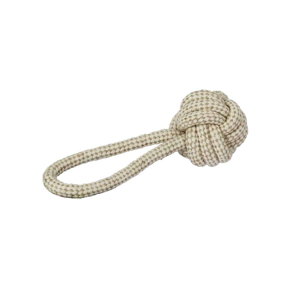 PALLA CON CORDA IN IUTA M 21CM Ø8CM