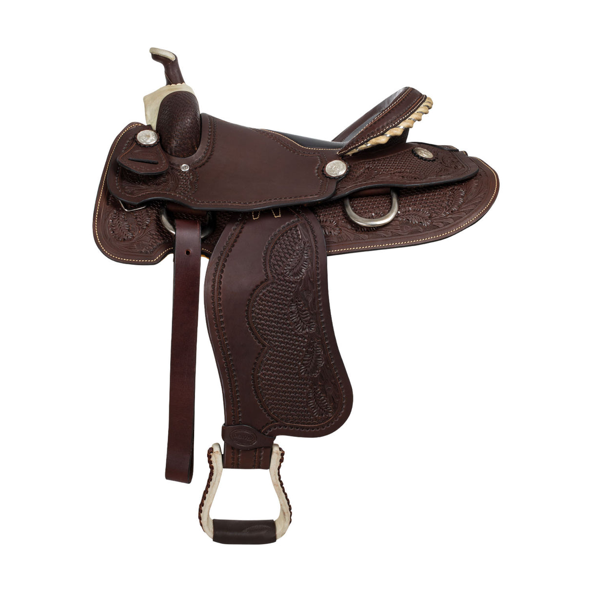 Sella Western Denver Team Roper | Cuoio Morbido Western Riding