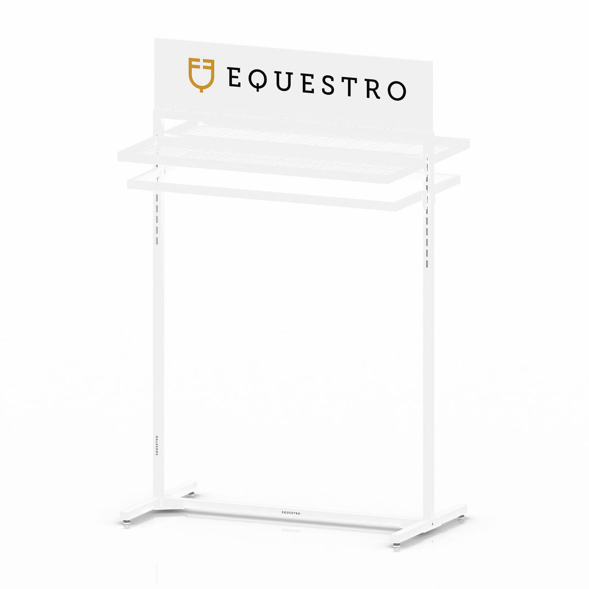 Espositore per abbigliamento in acciaio bianco L1000xW400xH1600 mm