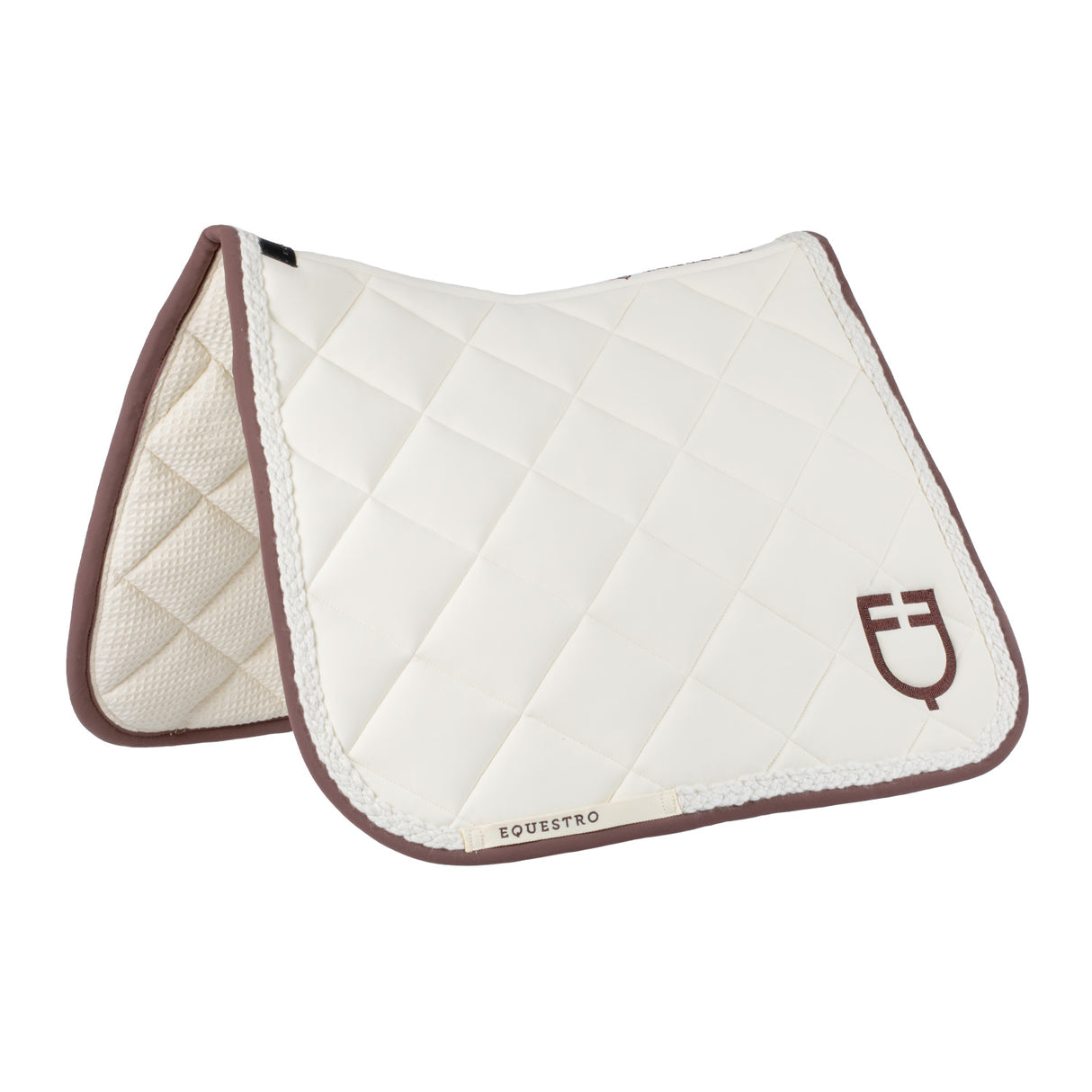 ANTIQUE WHITE (11-0105)/MARRON (18-1415)