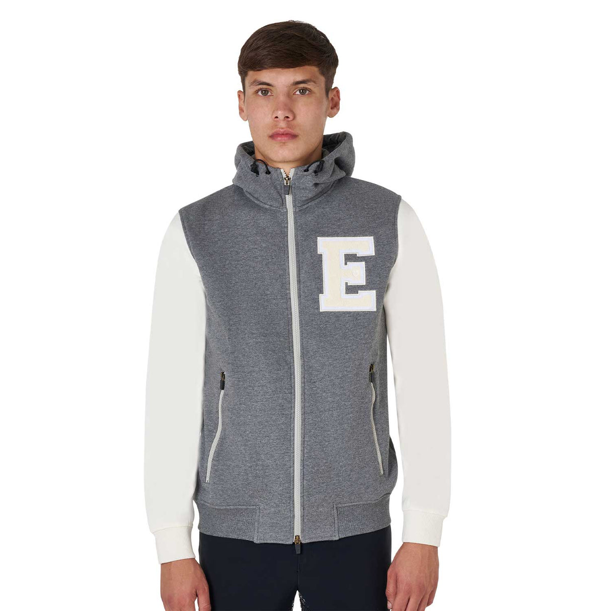 GREY MELANGE/ANTIQUE WHITE (11-0105)