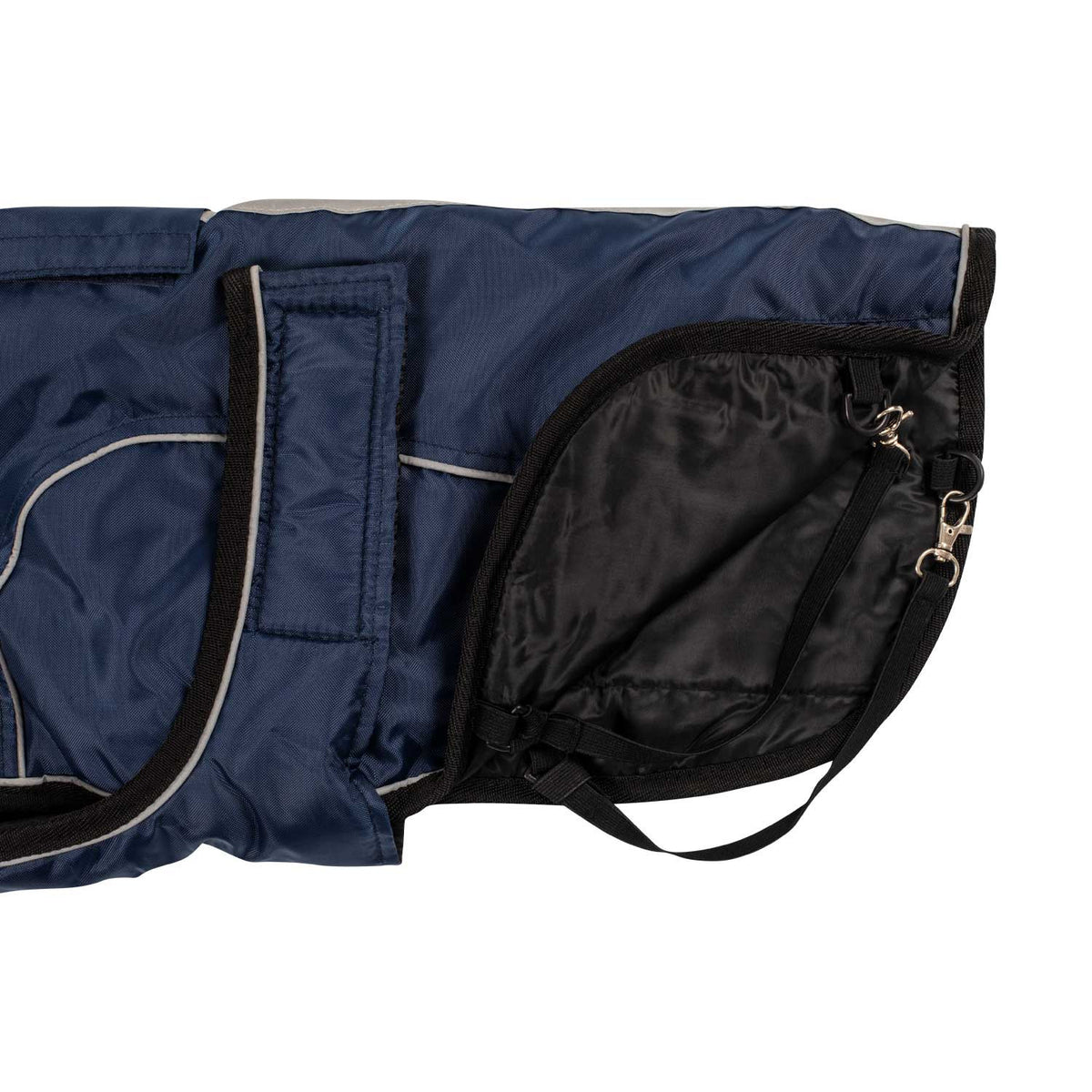 Cappotto per Cane Equestro Ribe | Piping Catarifrangente | 30-60 cm