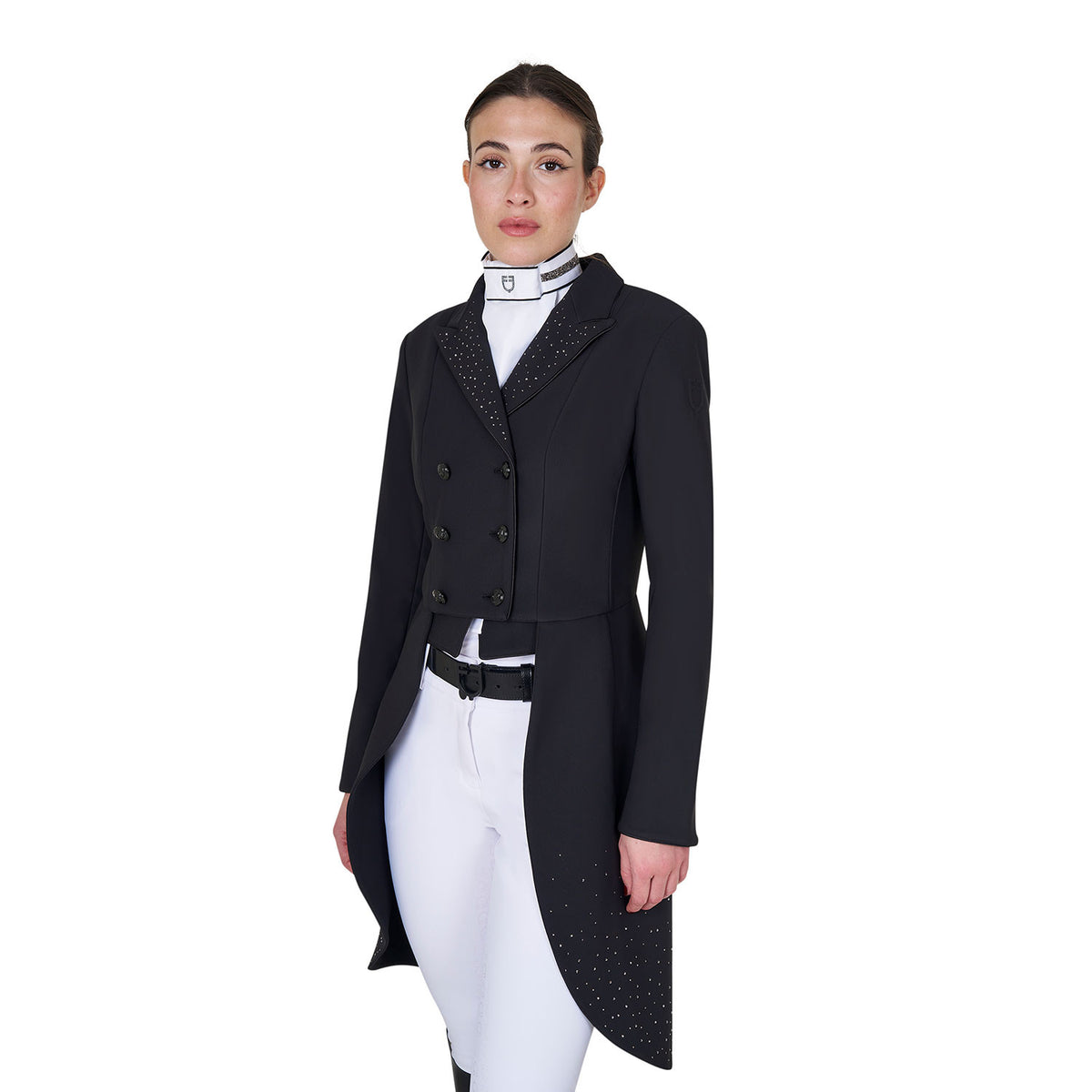 Frac da Concorso Donna in Tessuto Tecnico con Strass – Equestro