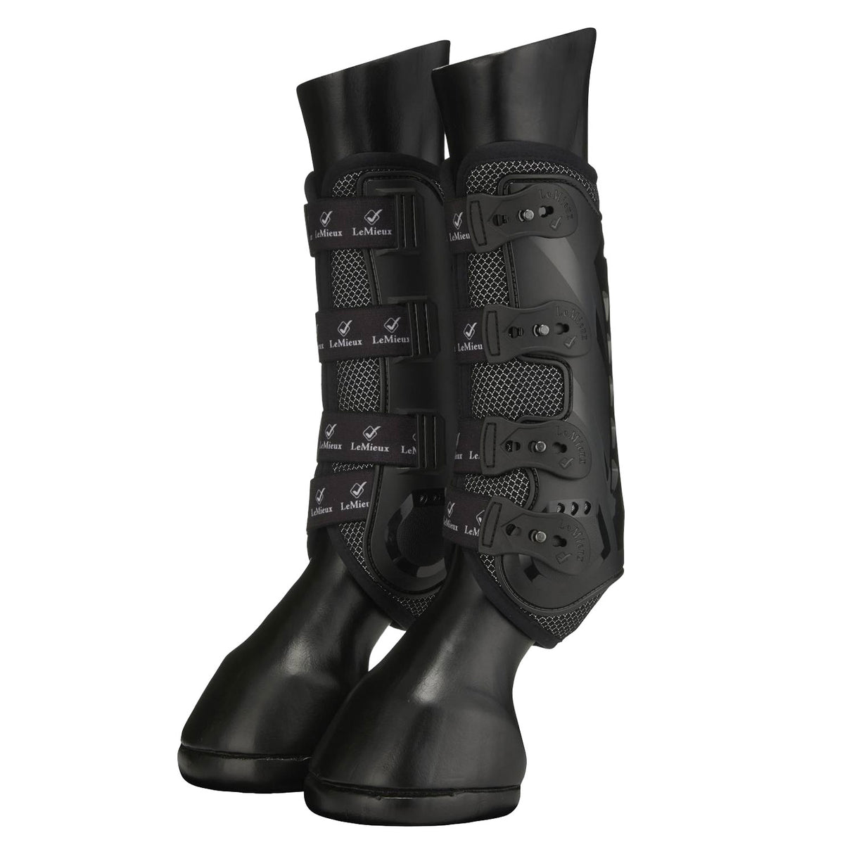 Ultra Mesh snug boots black front