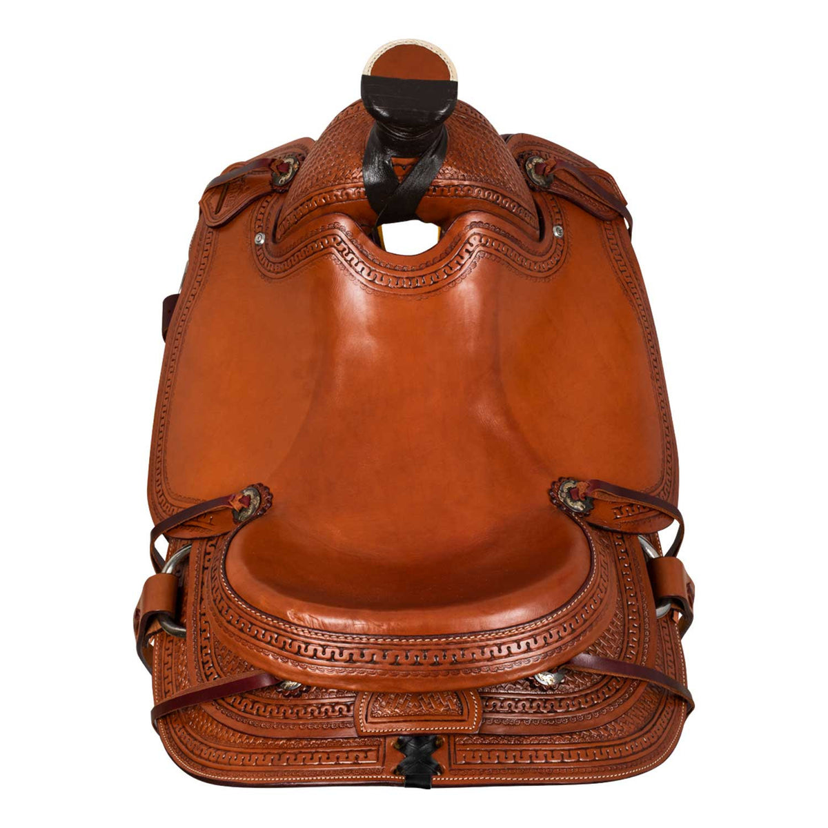 Sella Western Wade McBryan – Chestnut con Basket Tooling