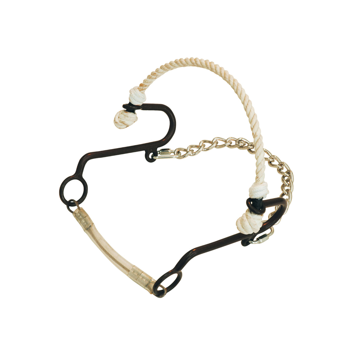SHORT HACKAMORE FERRO BRUNITO RAWHIDE POOL'S
