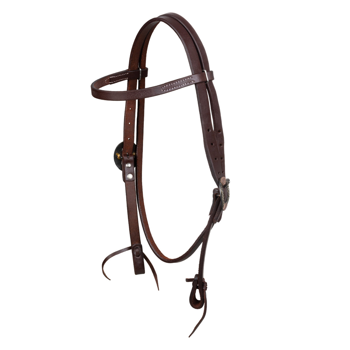 TESTIERA WESTERN FANTASIA CON FIBBIE IN ACCIAIO INOX