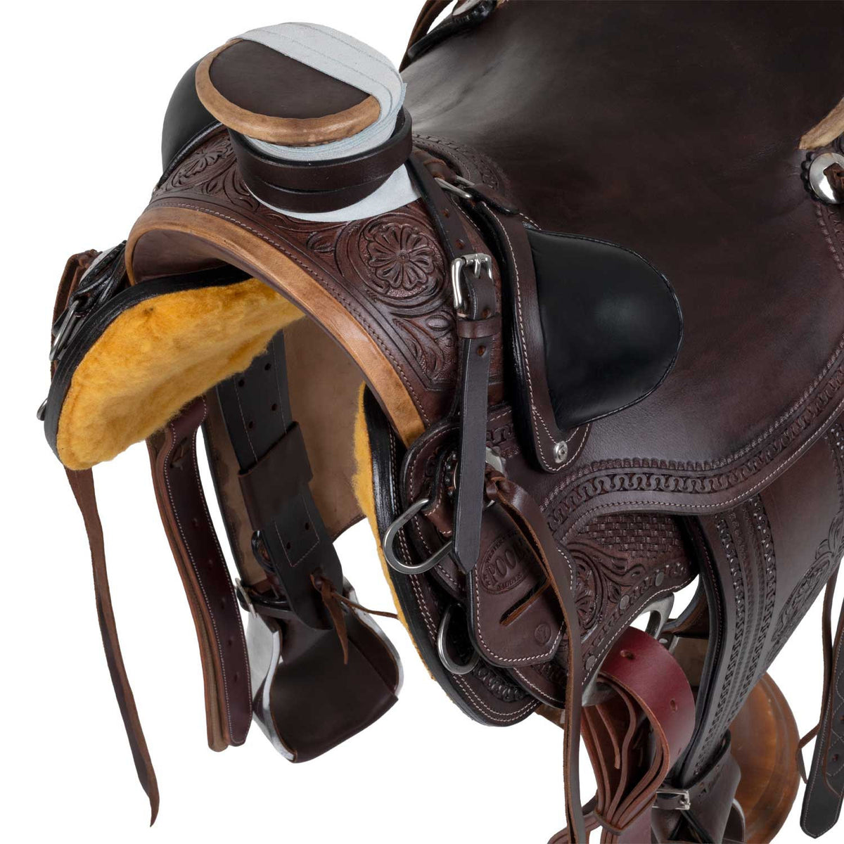 Sella Western Wade Ranch con Flower Tooling