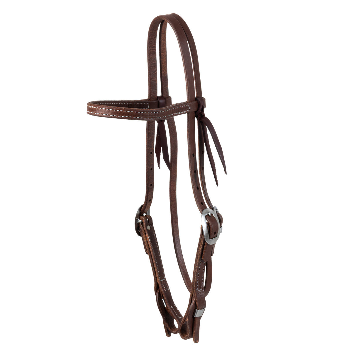 TESTIERA WESTERN CON FRONTALINO E SISTEMA A CAMBIO RAPIDO.