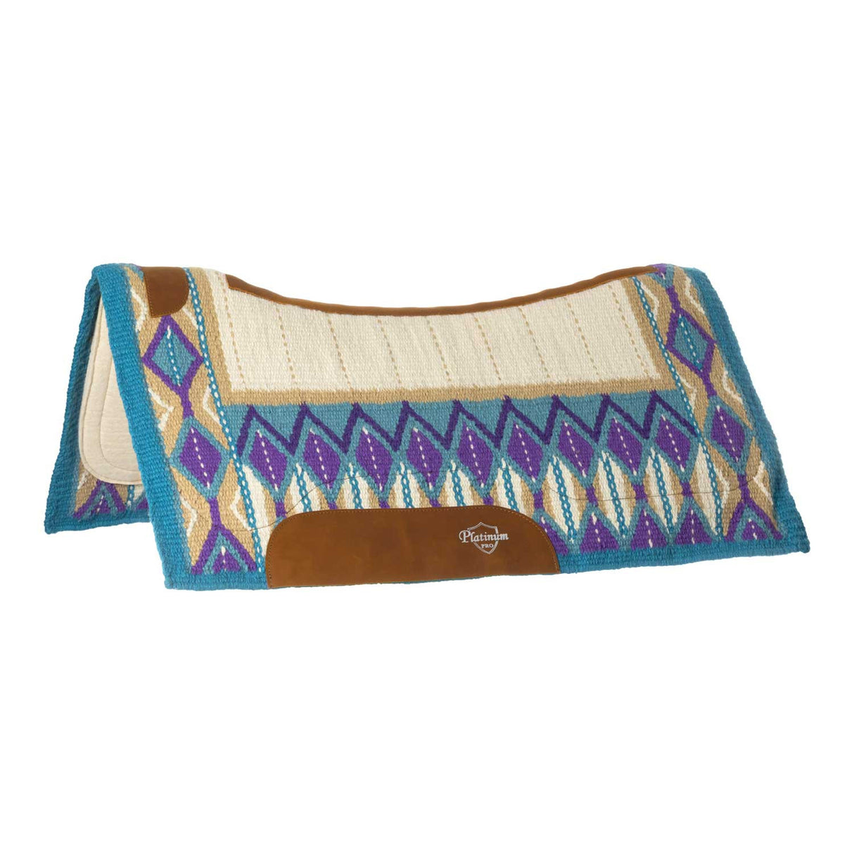 CONTOURED SADDLE PAD WITH WOOLEN BLANKET 34X36