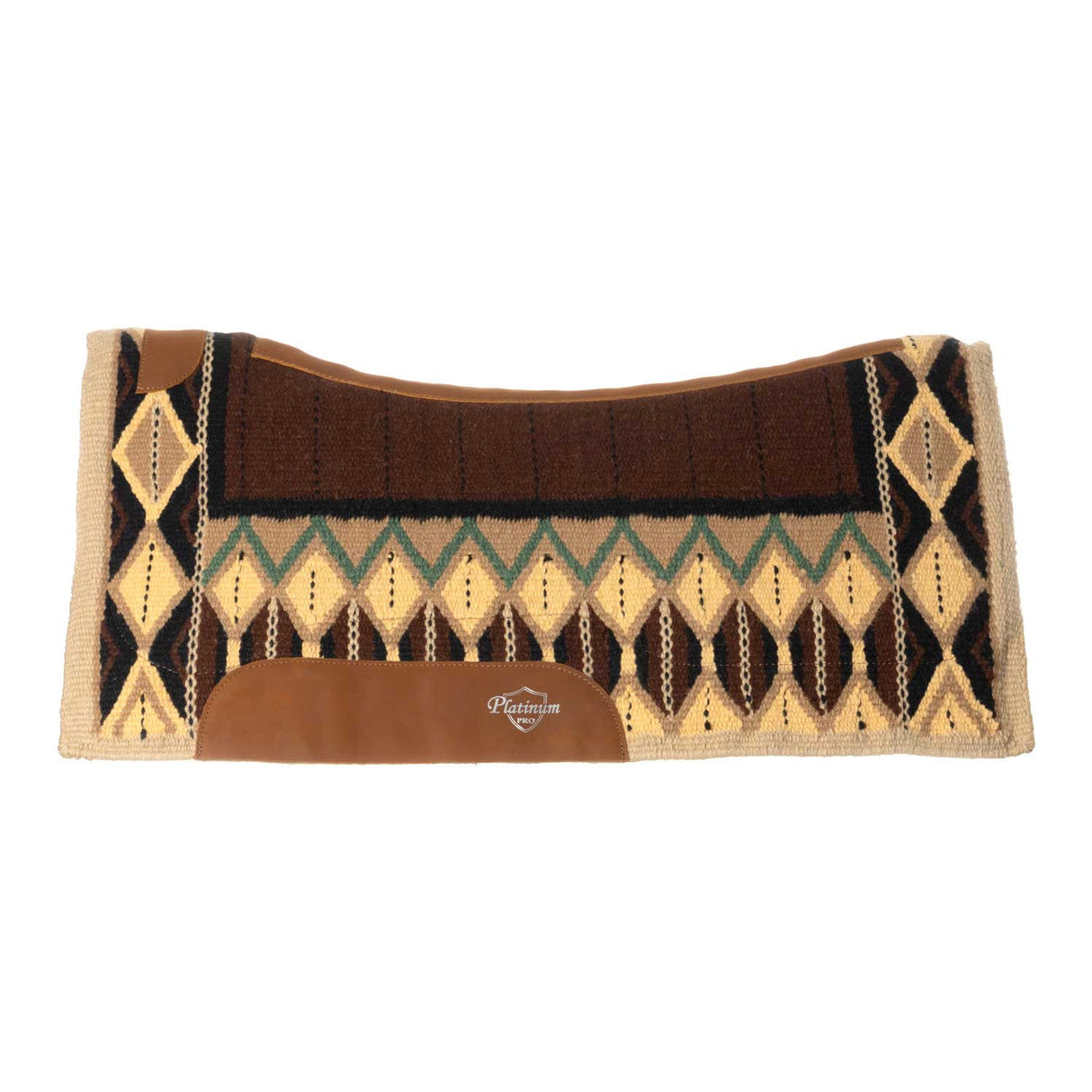 CONTOURED SADDLE PAD WITH WOOLEN BLANKET 34X36
