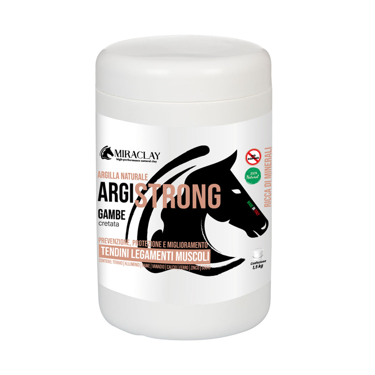AMACLAY CRETATA GRIGIA (1,50 KG)