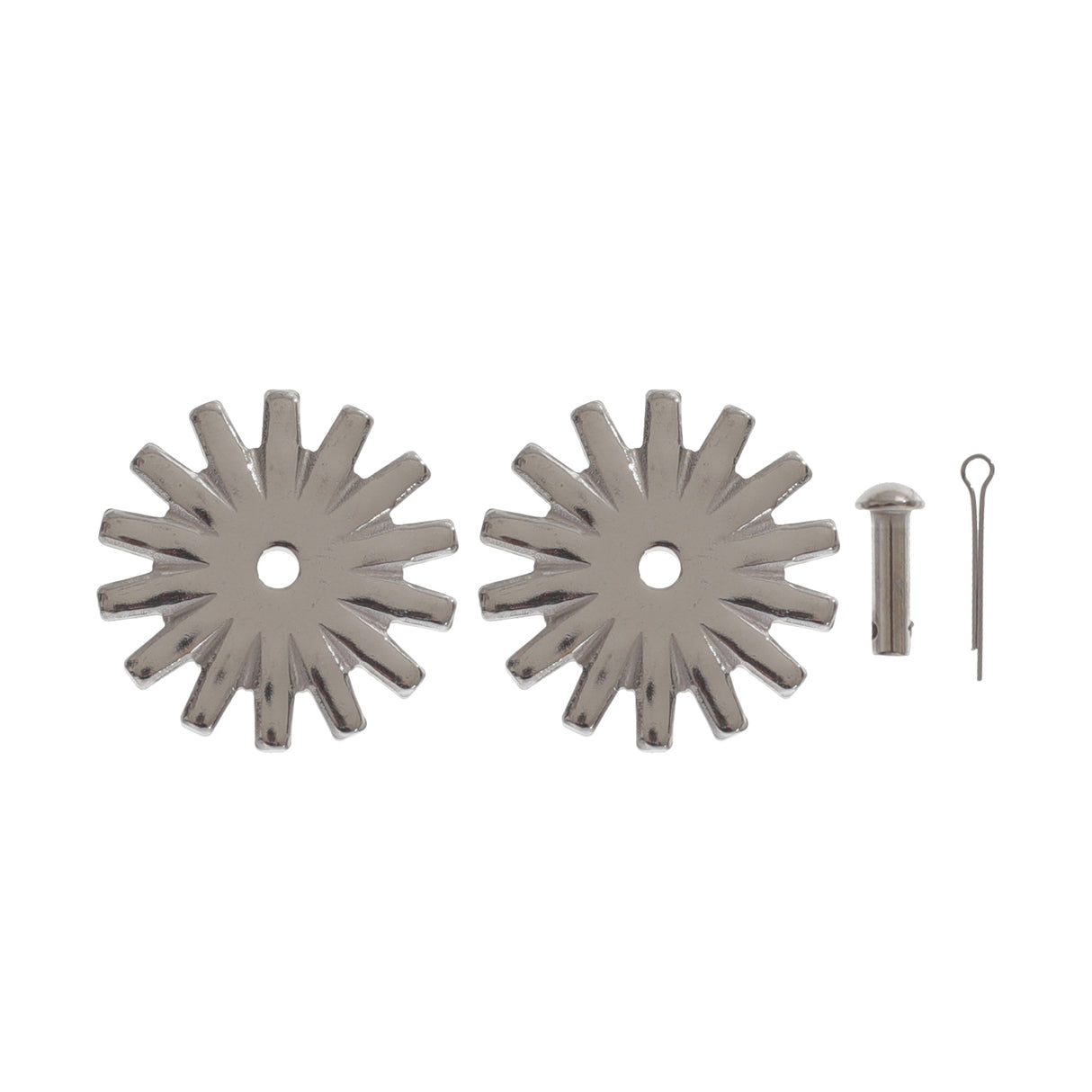 COPPIA ROTELLE SPERONI C/RIVETTI 303B