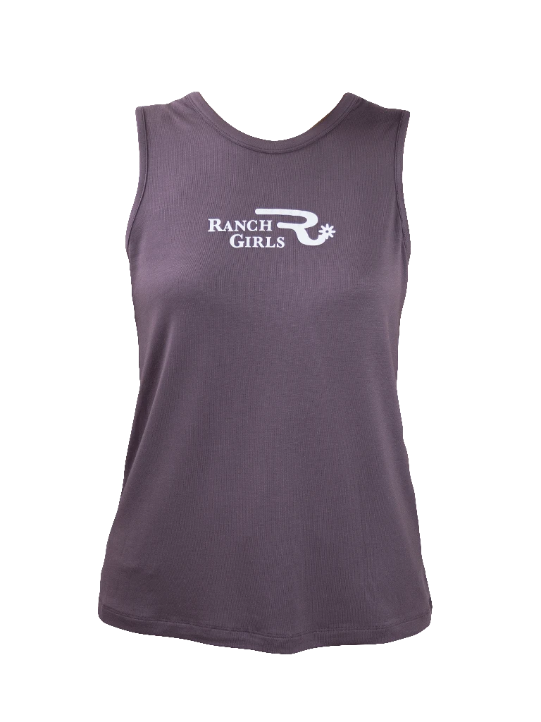 Ranch Girls Tanktop ´Della` maroon