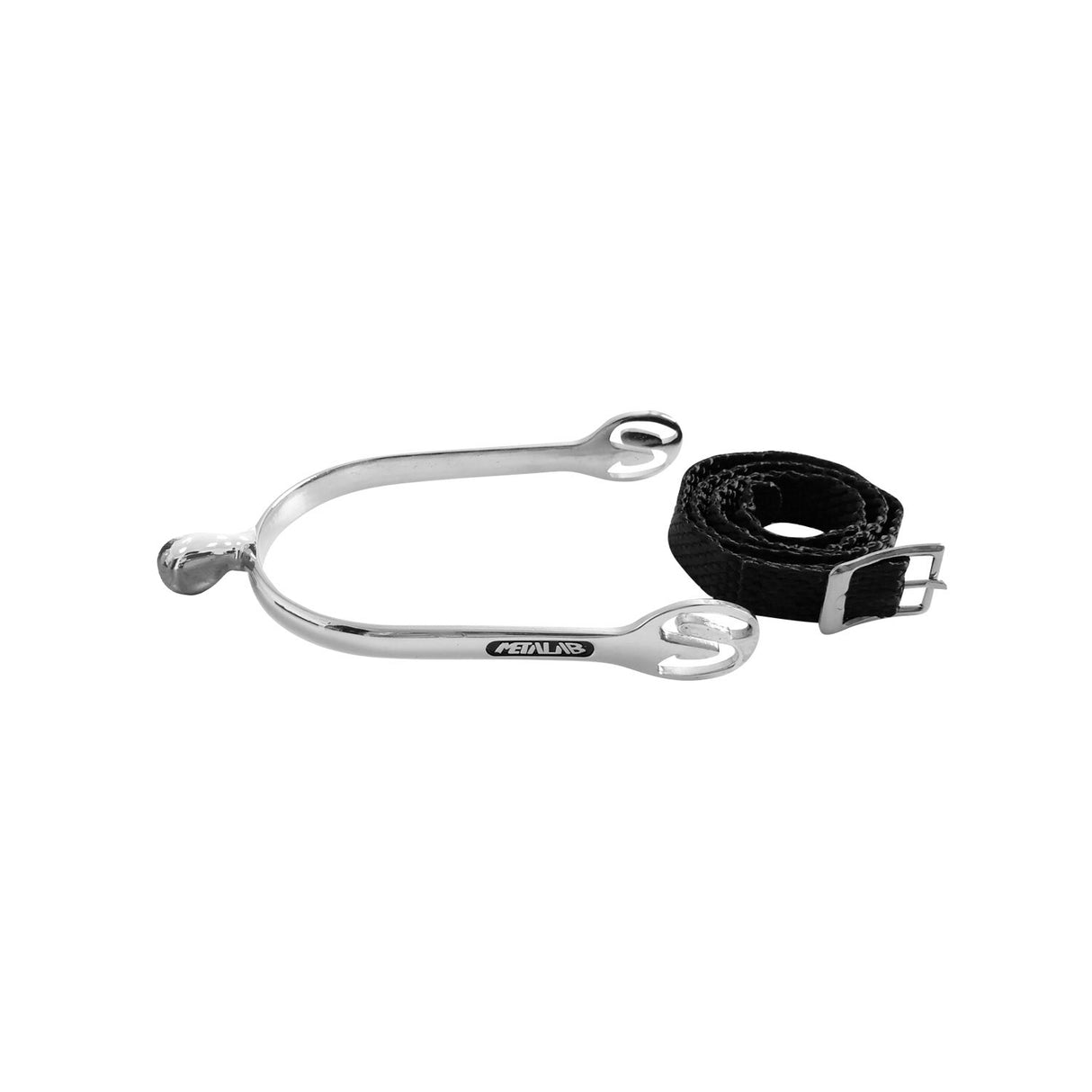 SPERONI CROMATI METALAB A GOCCIA C/LACCIOLINI NYLON