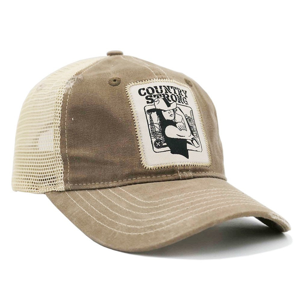 Cappellino "Country Strong" color caffè