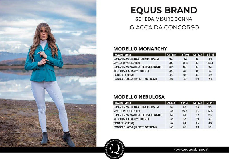 GIACCA DA CONCORSO NEBULOSA BLU EQUUS.BRAND