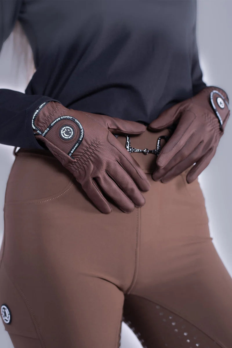 GUANTI TECH UNISEX MARRONE