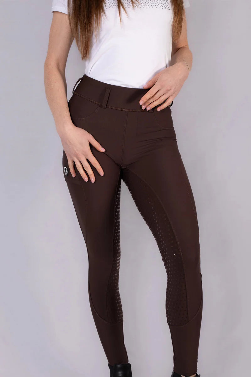 LEGGINGS ORMA BROWN EQUUS. BRAND
