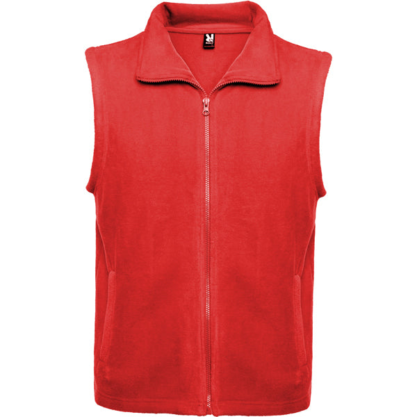Gilet in pile New Bellagio Roly con collo alto e tasche con zip