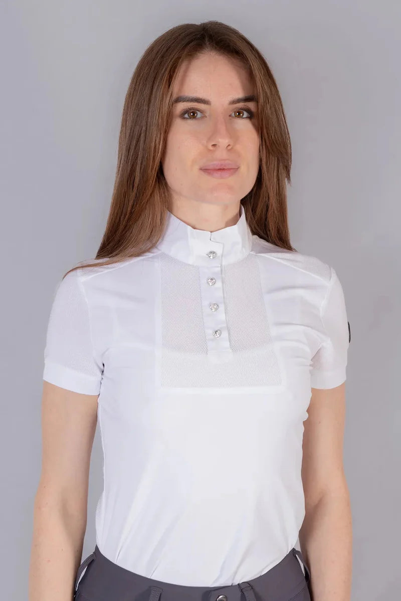 POLO DA CONCORSO CLOE BIANCA EQUUS. BRAND