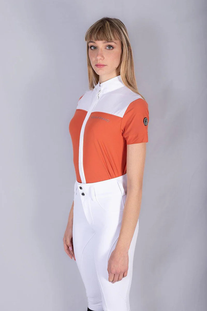 POLO DA CONCORSO DIAMANTE ARANCIO
