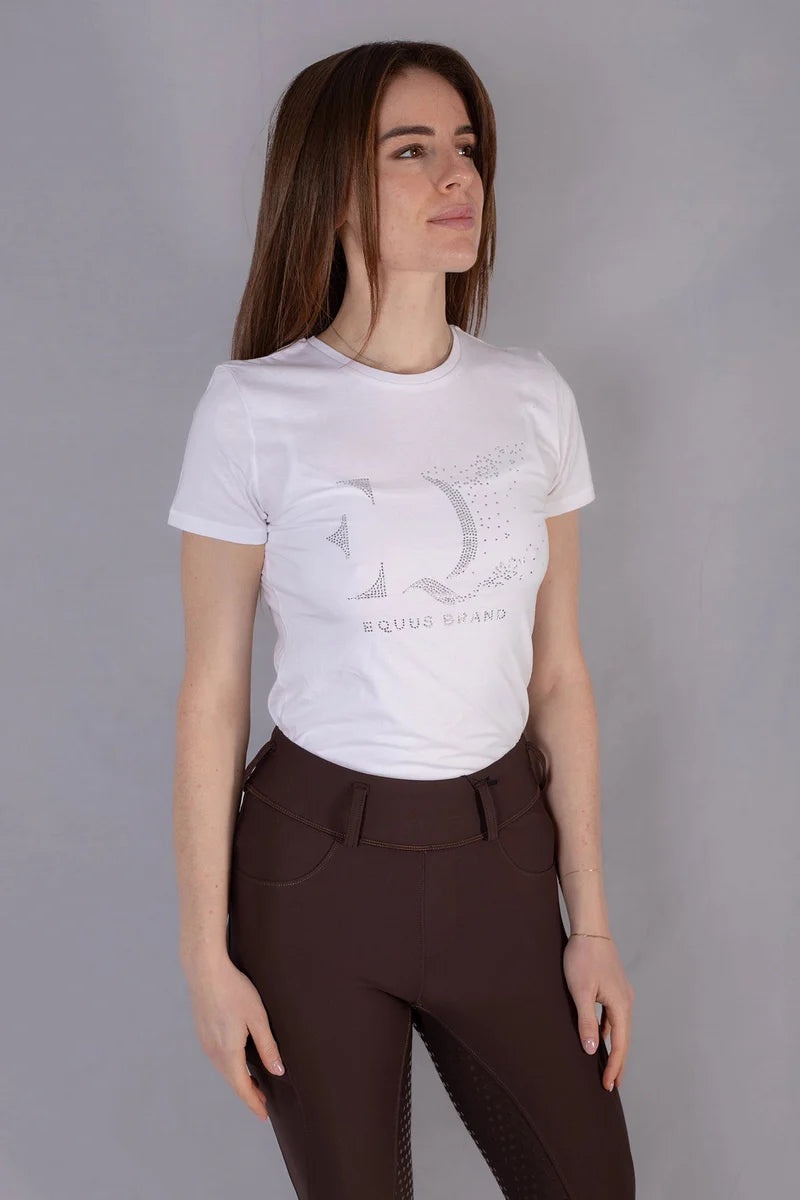 T-SHIRT SWAROVSKI FADE EQUUS. BRAND