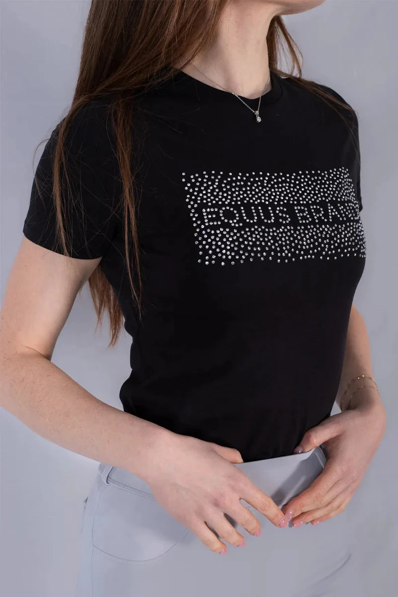 T-SHIRT SWAROVSKI SQUARE EQUUS BRAND