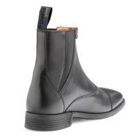 STIVALETTI DASLO GOLD IN PELLE CON ZIP ANTERIORE