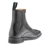 STIVALETTI DASLO GOLD IN PELLE CON ZIP ANTERIORE