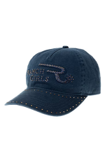 Cappellino Ranch Girls "LIZZ" sfumato, blu navy