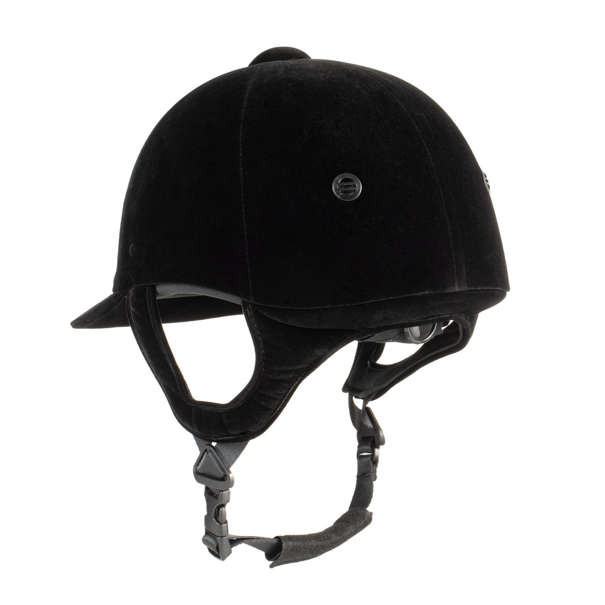 Pro-Tech Cap Pro-Tech Velluto con Rotella – Casco da Equitazione Adulti