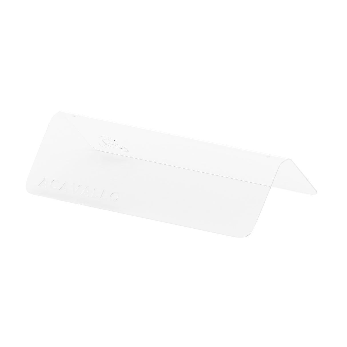 Ripiano in acrilico da 5mm con logo inciso a laser x ACMPS529C 61x33x14,4