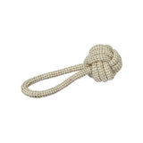PALLA CON CORDA IN IUTA M 21CM Ø8CM