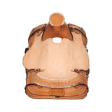 Sella Western Denver Wade Waffle | Pelle Rovesciata Waffle Border