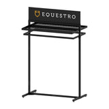 Espositore abbigliamento/ accessori in acciaio nero L1000xW400xH1600 mm