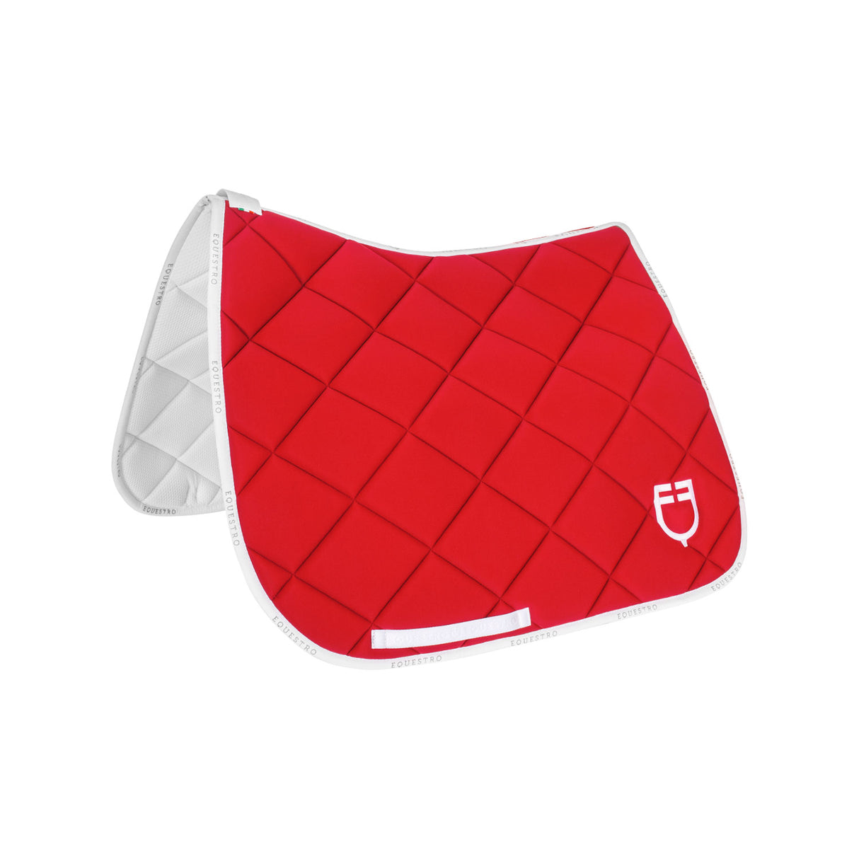 POPPY RED (17-1664)/WHITE