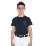 T-shirt bambino Monogram in cotone