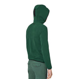 Felpa uomo Equestro in pile con cappuccio e zip