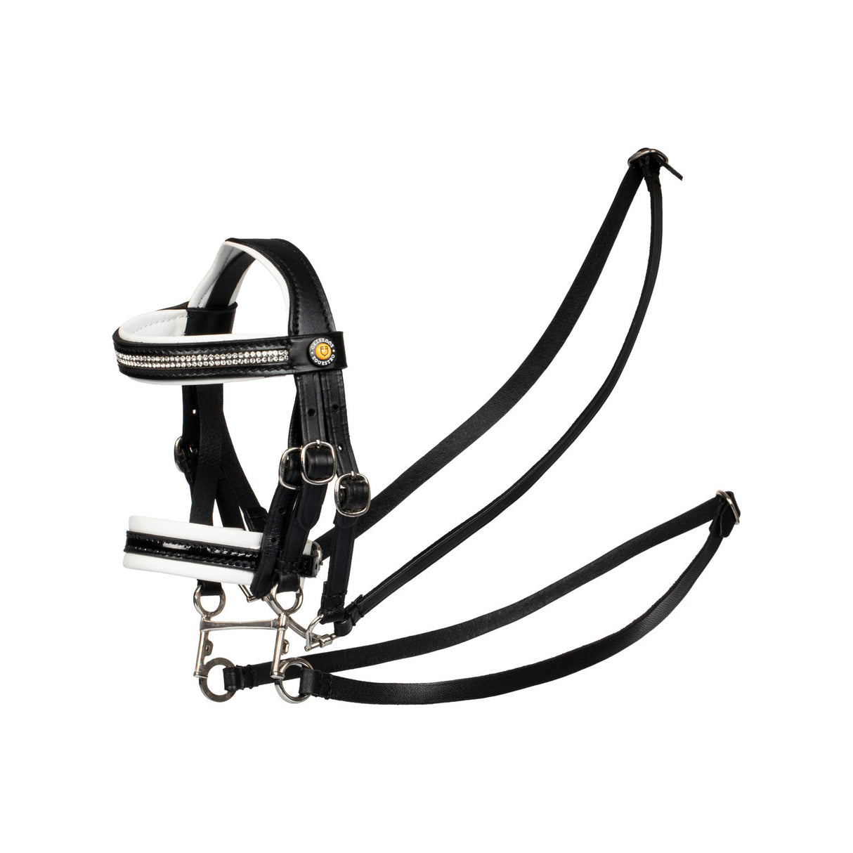 Briglia per cavallo giocattolo con imbottitura bianca Rock Sheet