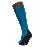BLUE CORAL (19-4526)/WALNUT (18-1112)