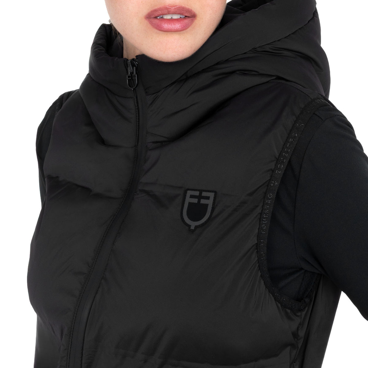 Smanicato Tecnico Donna con Cappuccio – Equestro Ridertechnology