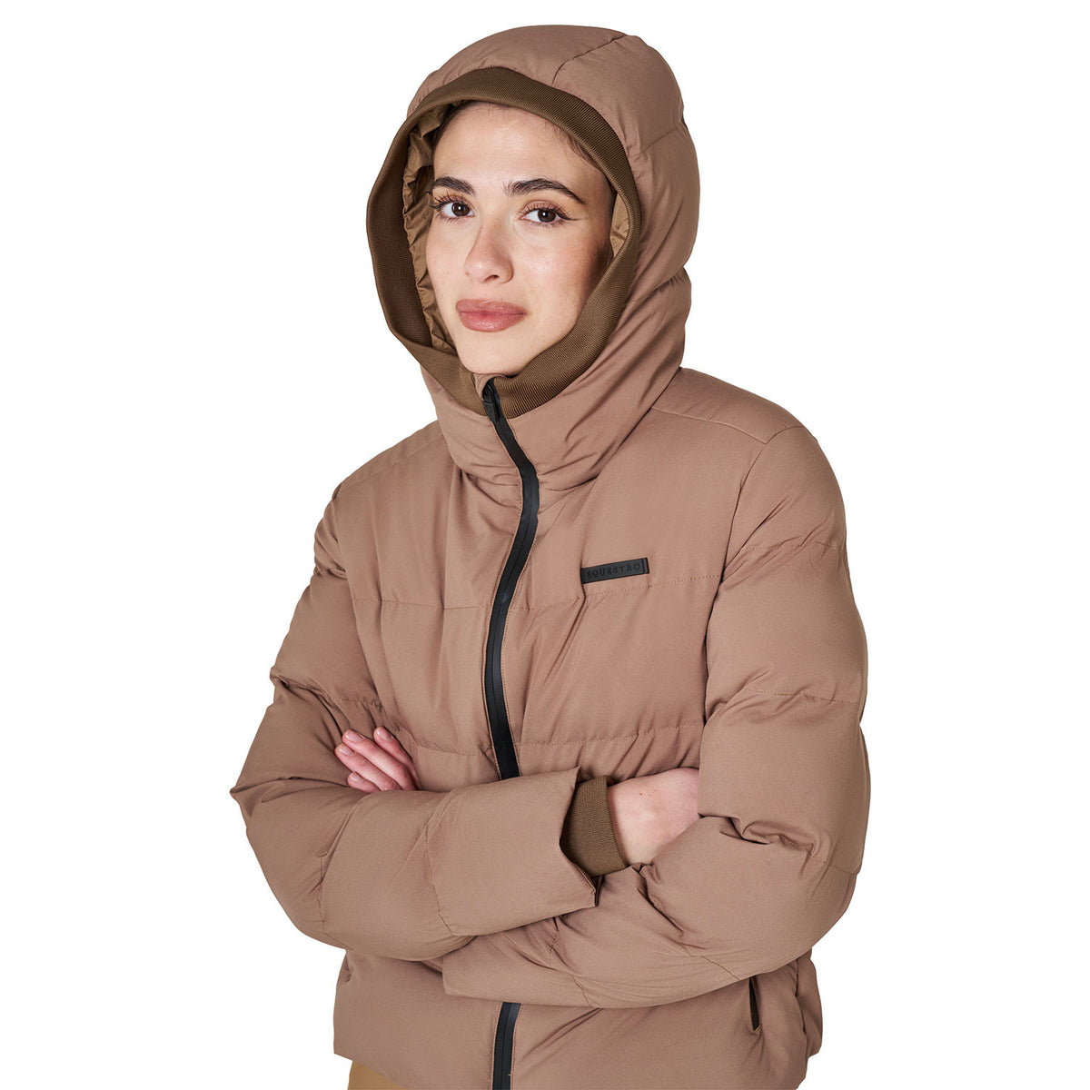 Giacca Imbottita Donna con Cappuccio Antivento – Equestro