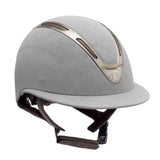 Casco da equitazione donna Equestro Apocalypse con calotta effetto velluto