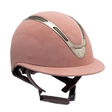Casco da equitazione donna Equestro Apocalypse con calotta effetto velluto