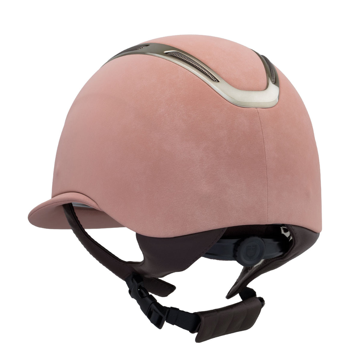 Casco da equitazione donna Equestro Apocalypse con calotta effetto velluto